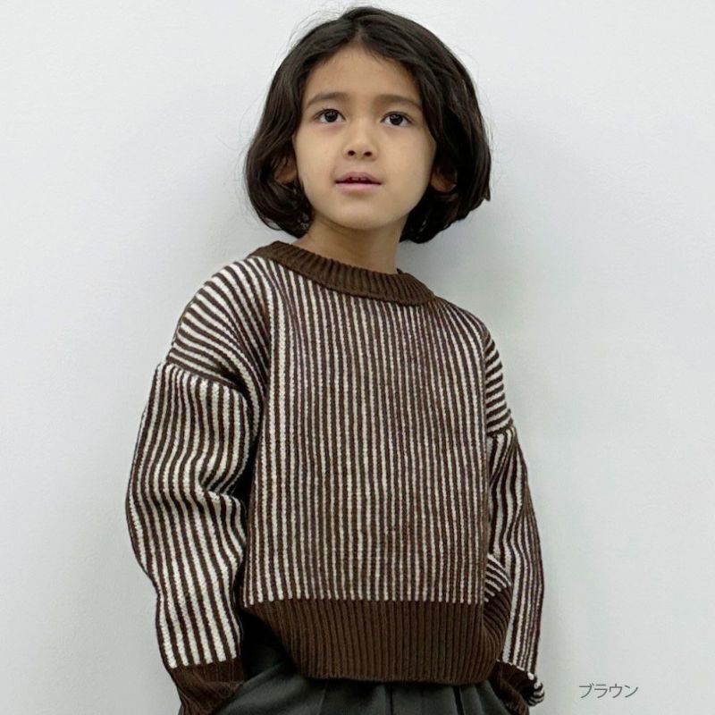 GOOD CREW ストライプニットプルオーバー キッズ商品画像-3