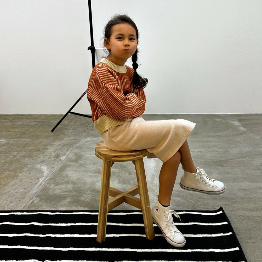 GOOD CREW ストライプニットプルオーバー キッズ