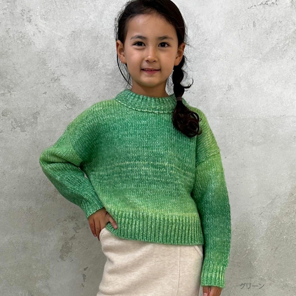 [さらに50%OFF]GOOD CREW グラデーションニット キッズ商品画像-3
