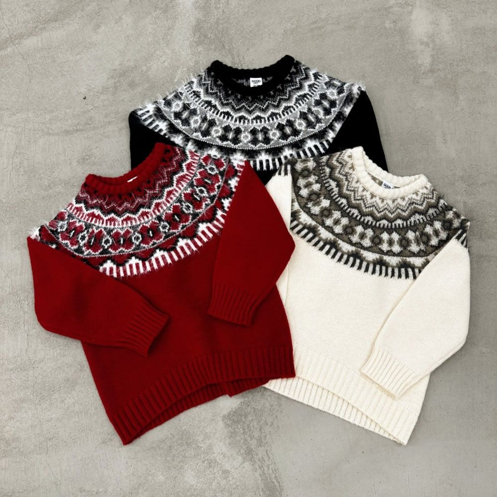 GOOD CREW ノルディックニット キッズ商品サムネイル-23