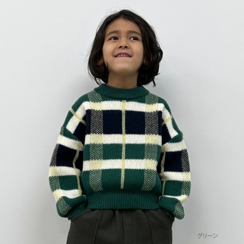 GOOD CREW チェックニット キッズ商品画像-2