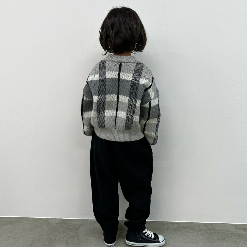 [期間限定価格]GOOD CREW チェックニット キッズ商品サムネイル-5