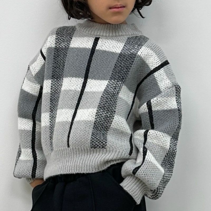 [さらに50%OFF]GOOD CREW チェックニット キッズ商品画像-6