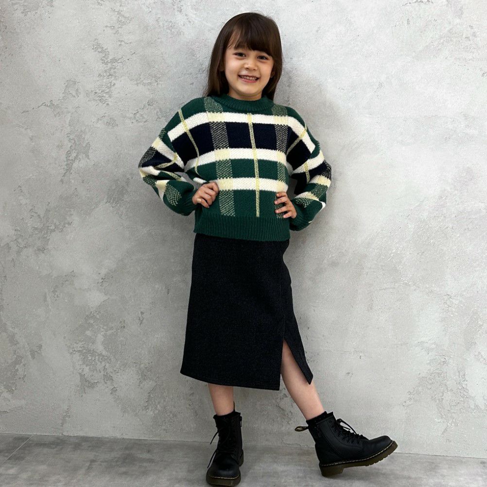 [さらに50%OFF]GOOD CREW チェックニット キッズ商品画像-9
