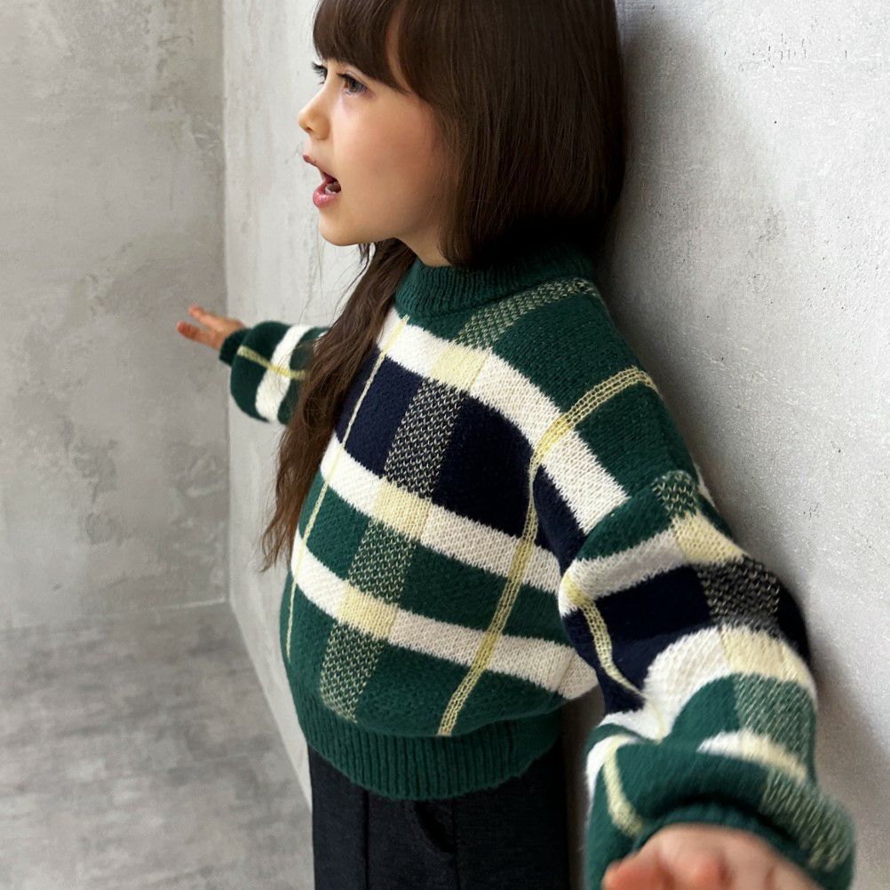 GOOD CREW チェックニット キッズ商品サムネイル-10