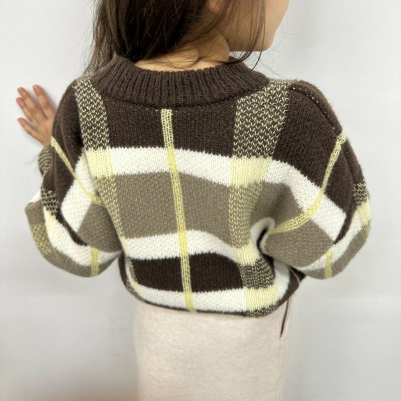 [さらに50%OFF]GOOD CREW チェックニット キッズ商品画像-13