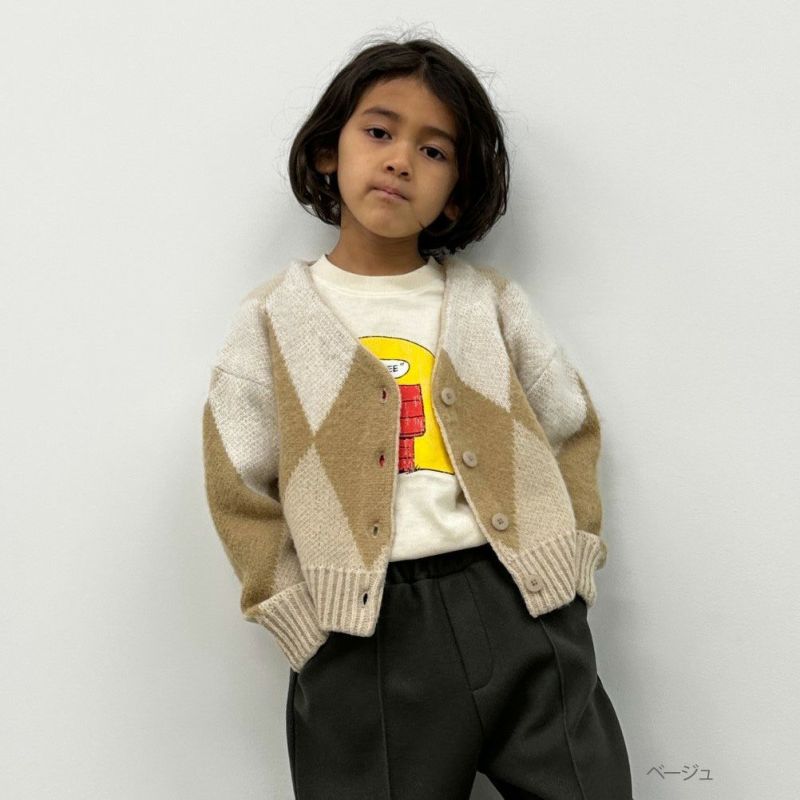 [期間限定価格]GOOD CREW アーガイルVネックカーディガン キッズ商品画像-3