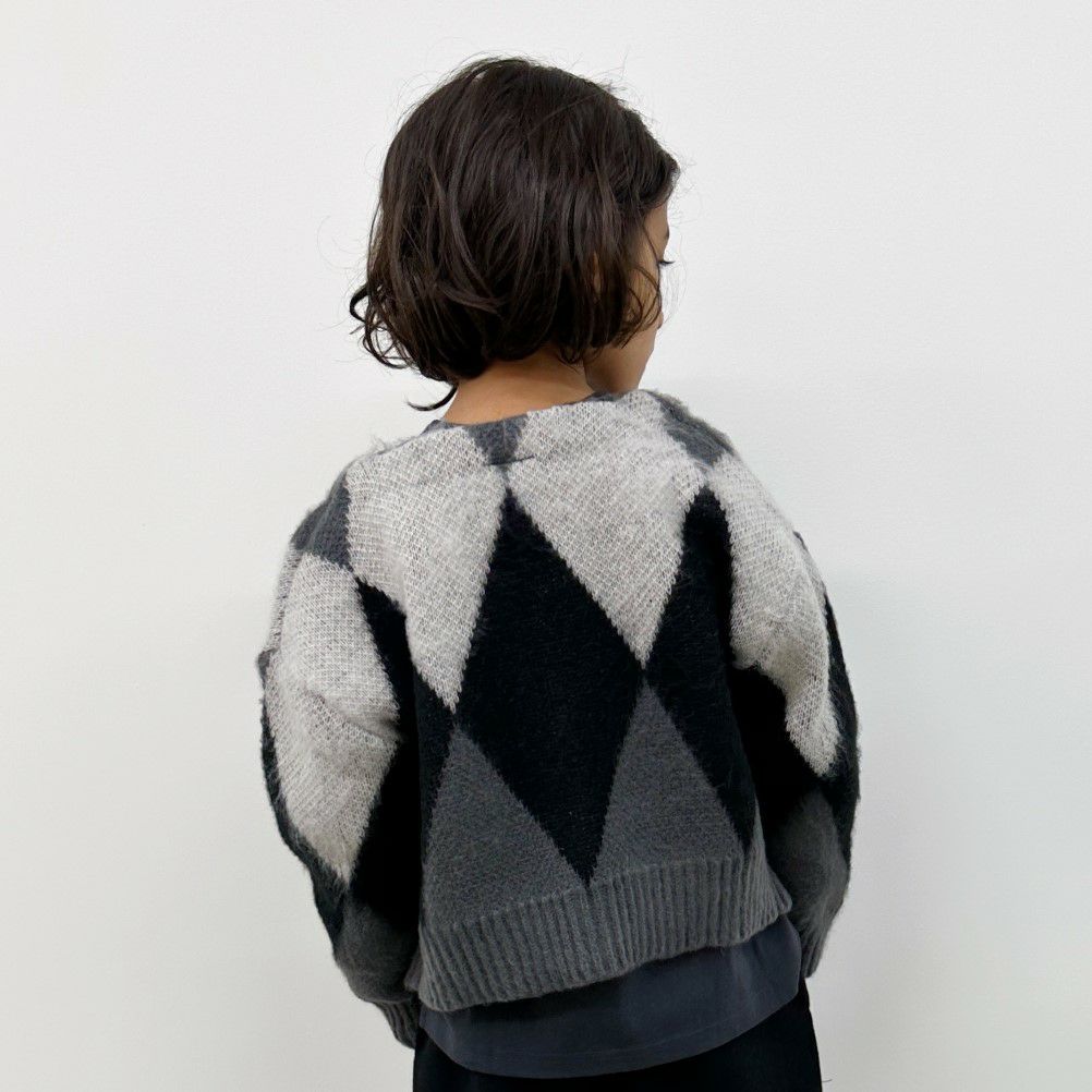GOOD CREW アーガイルVネックカーディガン キッズ