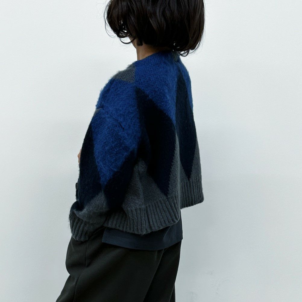 GOOD CREW アーガイルVネックカーディガン キッズ