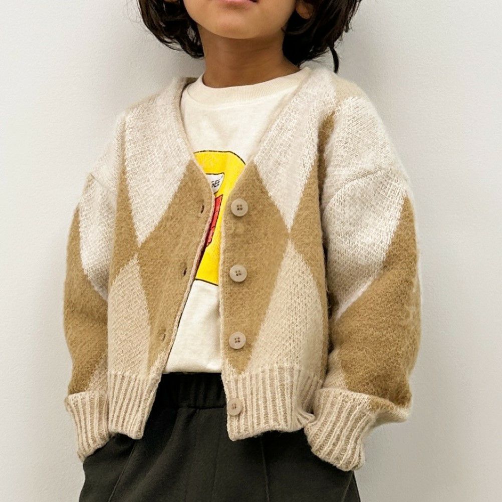 [期間限定価格]GOOD CREW アーガイルVネックカーディガン キッズ商品サムネイル-13