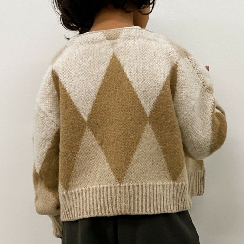 GOOD CREW アーガイルVネックカーディガン キッズ商品画像-14