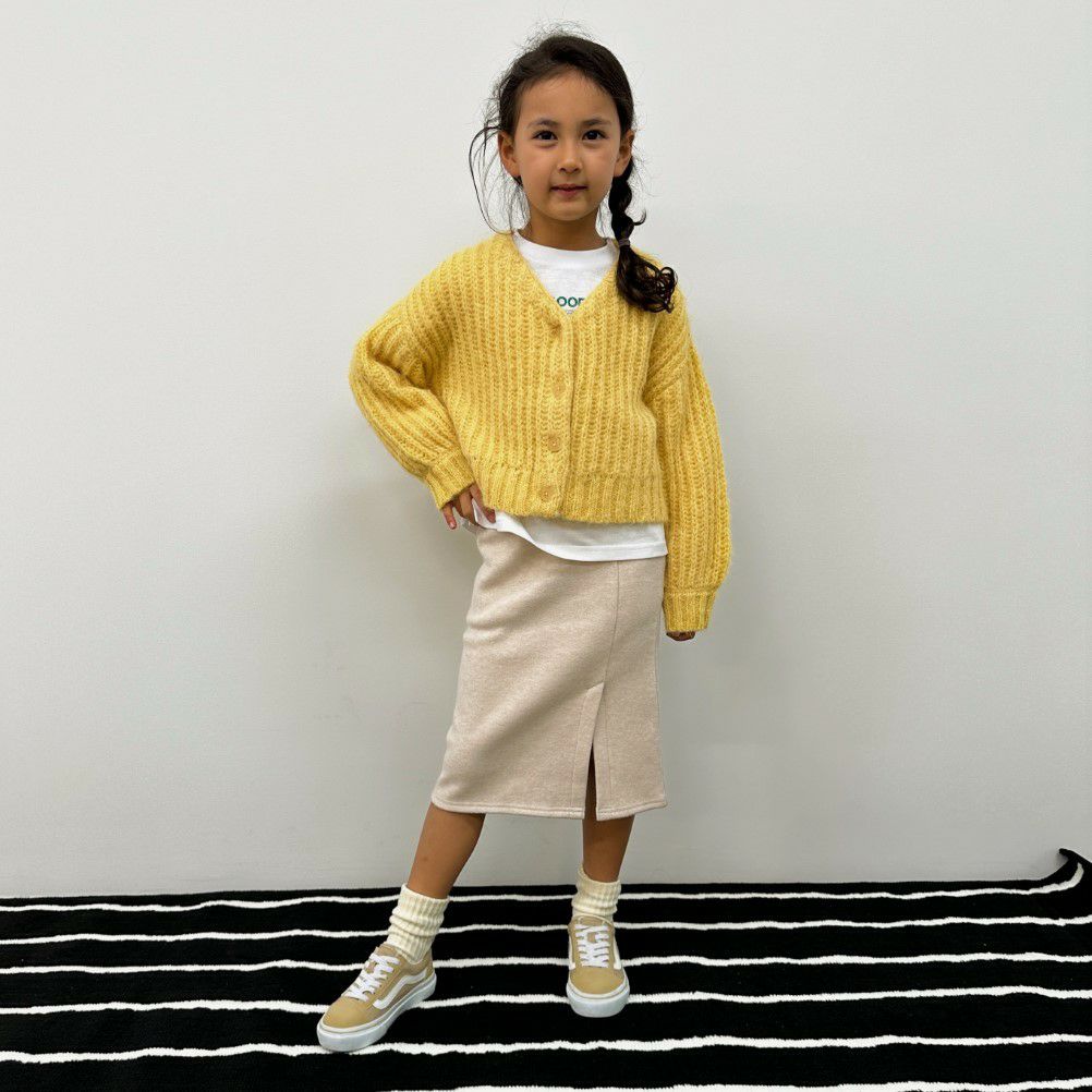 GOOD CREW モヘアVネックカーディガン キッズ商品サムネイル-4