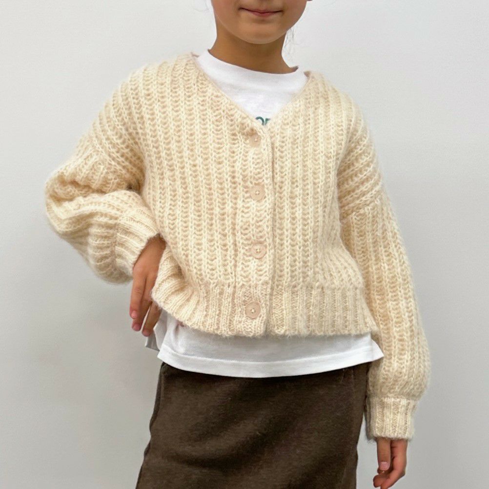 GOOD CREW モヘアVネックカーディガン キッズ商品画像-9