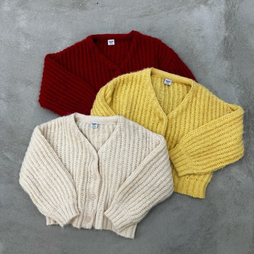 GOOD CREW モヘアVネックカーディガン キッズ商品サムネイル-15