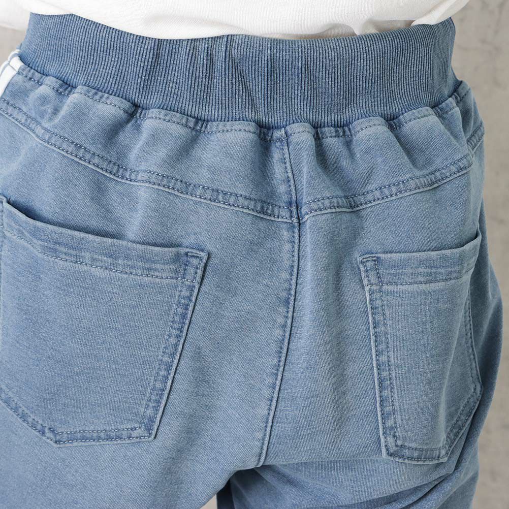 Navy インディゴジョガーパンツ レディース Navy インディゴジョガーパンツ レディース
