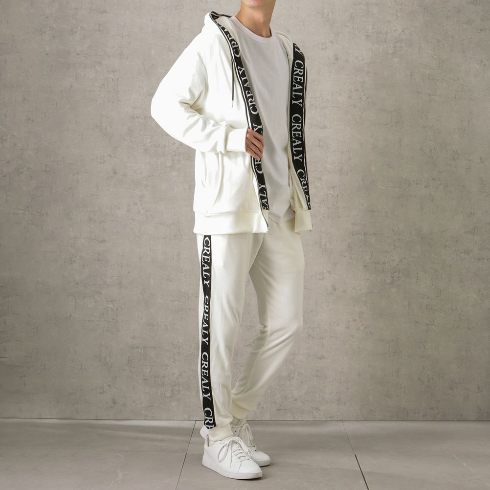 [期間限定価格]【オンラインストア限定】CREALY ベロアフルジップパーカー メンズ商品サムネイル-6