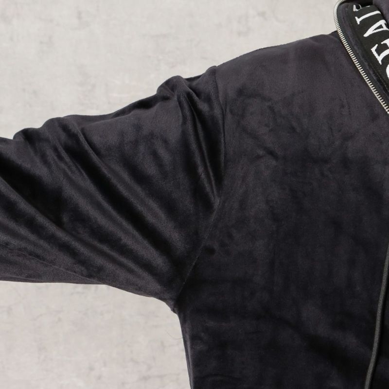 [期間限定価格]【オンラインストア限定】CREALY ベロアフルジップパーカー メンズ商品画像-8