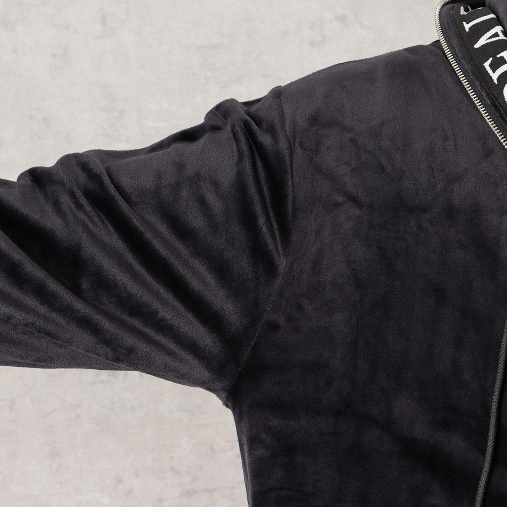 [期間限定価格]【オンラインストア限定】CREALY ベロアフルジップパーカー メンズ商品サムネイル-8