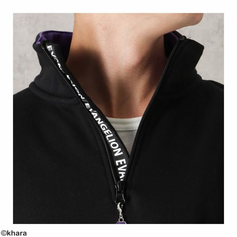 EVANGELION エヴァンゲリオン ハーフジップスウェット メンズ商品画像-6