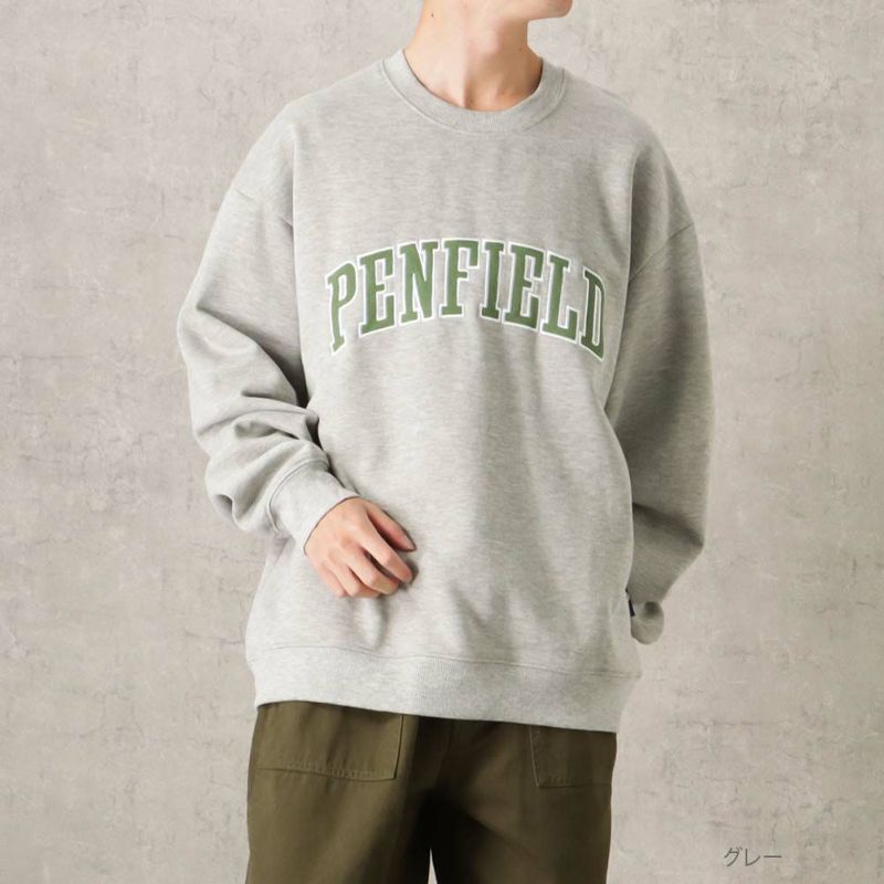 【オンラインストア限定】Penfield カレッジロゴワッペントレーナー メンズ商品画像-3
