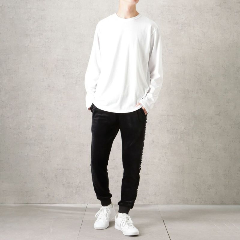 【オンラインストア限定】CREALY テープベロアジョガーパンツ メンズ商品画像-3