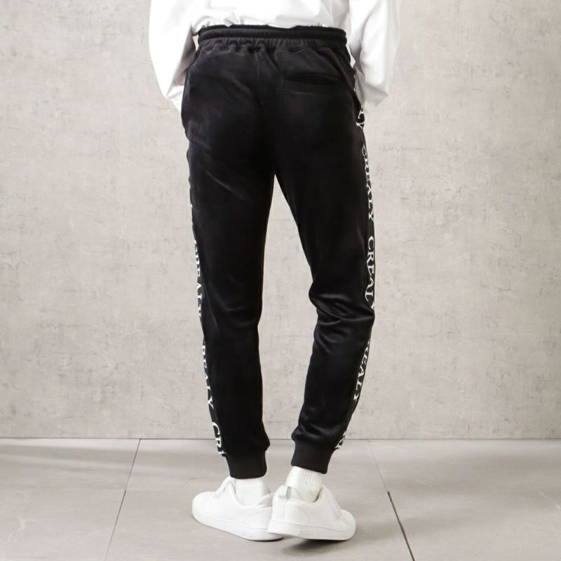 [期間限定価格]【オンラインストア限定】CREALY テープベロアジョガーパンツ メンズ商品画像-5