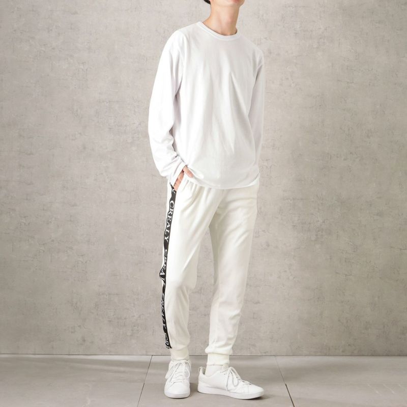 [期間限定価格]【オンラインストア限定】CREALY テープベロアジョガーパンツ メンズ商品画像-6