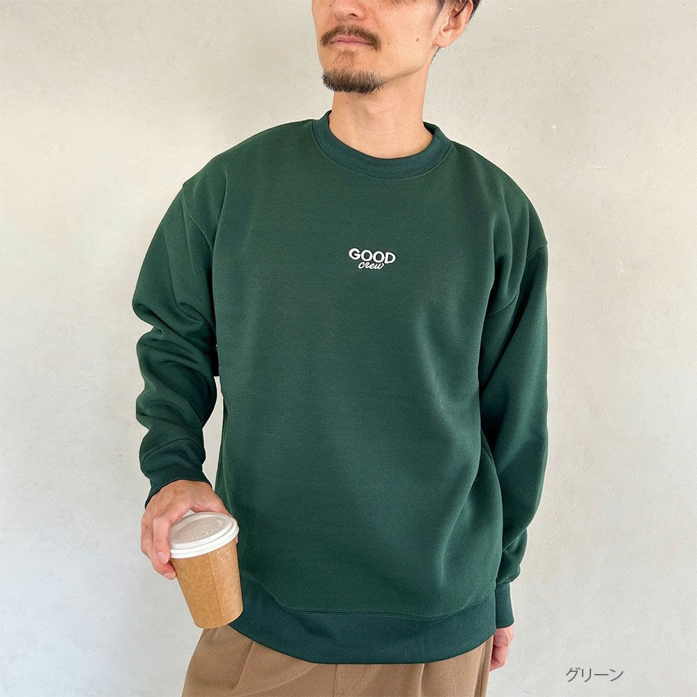GOOD CREW 刺繍スウェット メンズ