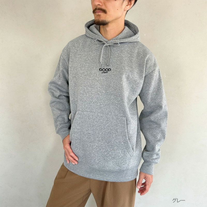 GOOD CREW  刺繍スウェットパーカー メンズ商品画像-1