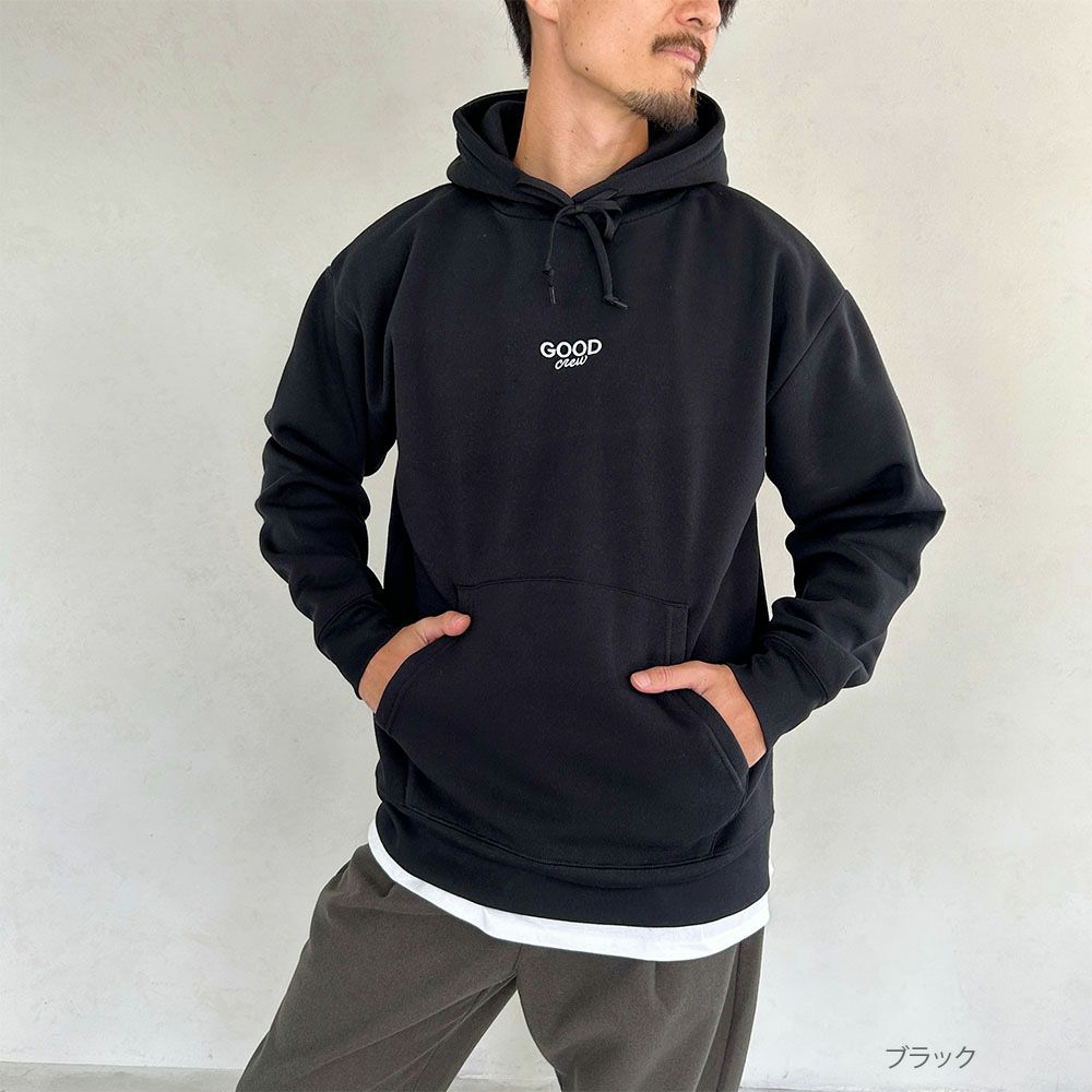 GOOD CREW  刺繍スウェットパーカー メンズ商品サムネイル-6