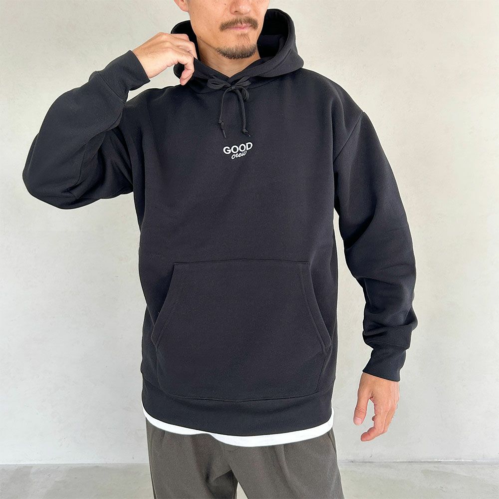 GOOD CREW 刺繍スウェットパーカー メンズ