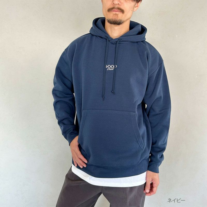 [期間限定価格]GOOD CREW  刺繍スウェットパーカー メンズ商品画像-11