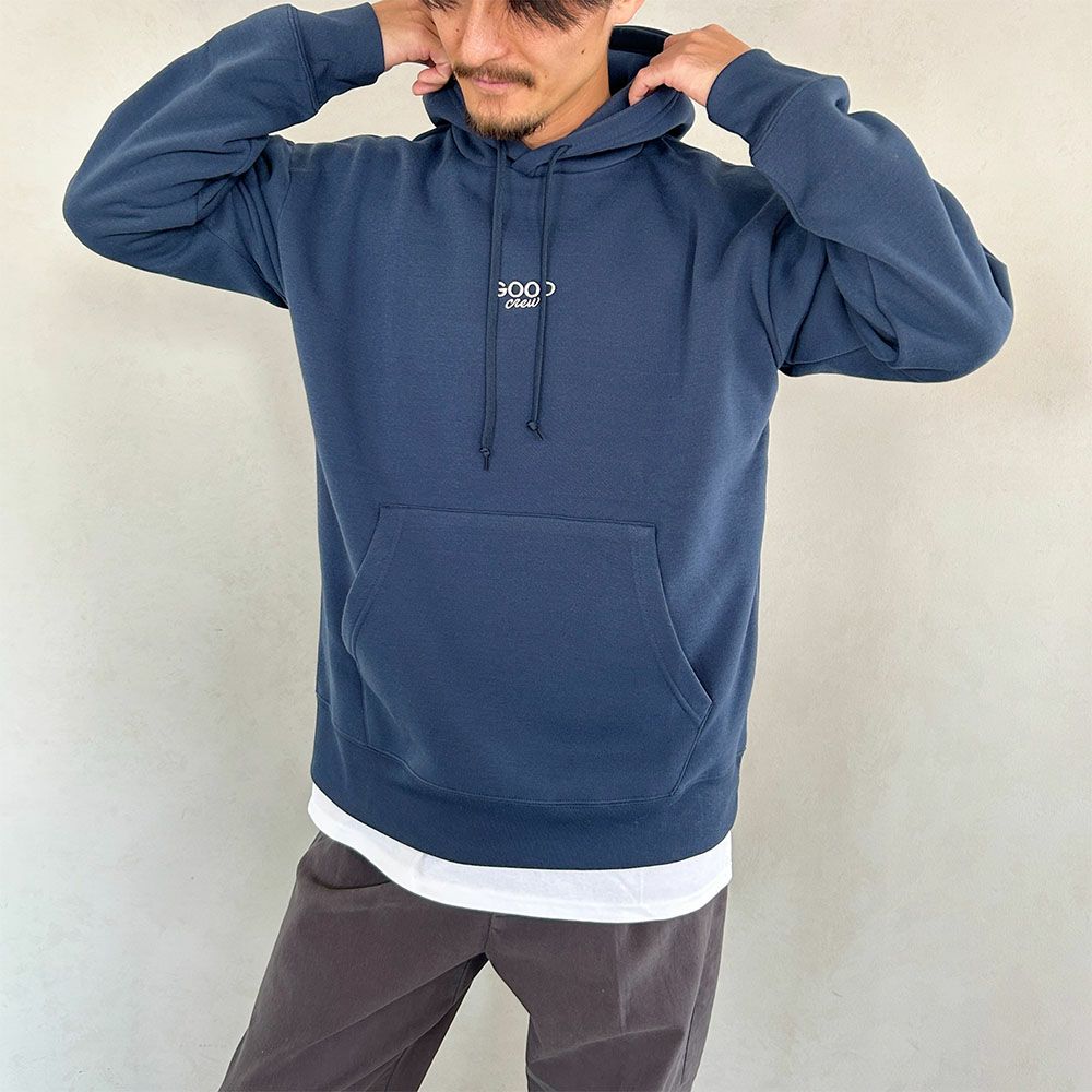 GOOD CREW  刺繍スウェットパーカー メンズ商品サムネイル-12