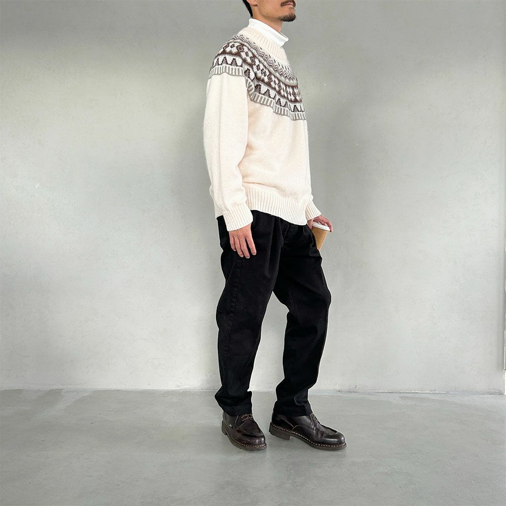 GOOD CREW ノルディック柄ニット メンズ