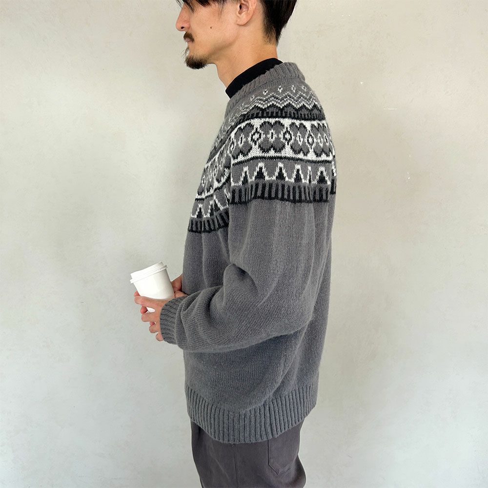 GOOD CREW ノルディック柄ニット メンズ