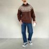 GOOD CREW ノルディック柄ニット メンズ商品サムネイル-15