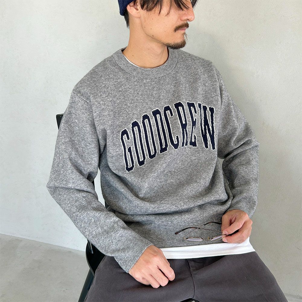 [期間限定価格]GOOD CREW カレッジニット メンズ商品サムネイル-4