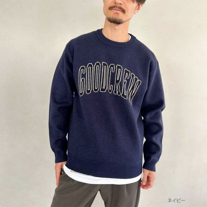 [さらに50%OFF]GOOD CREW カレッジニット メンズ商品画像-11