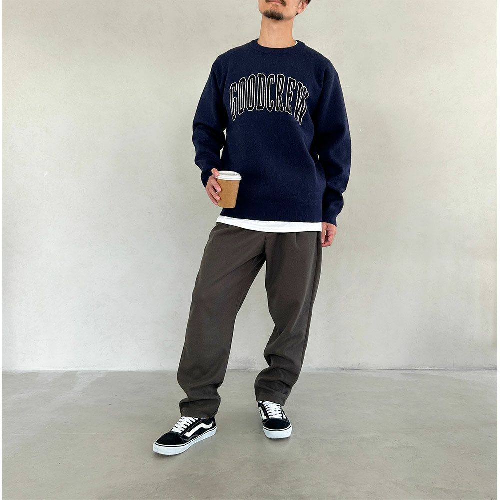 GOOD CREW カレッジニット メンズ