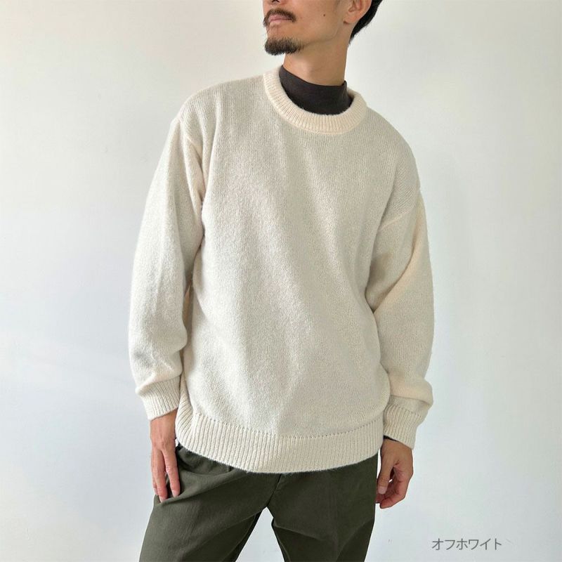 GOOD CREW モヘアクルーニット メンズ商品画像-1