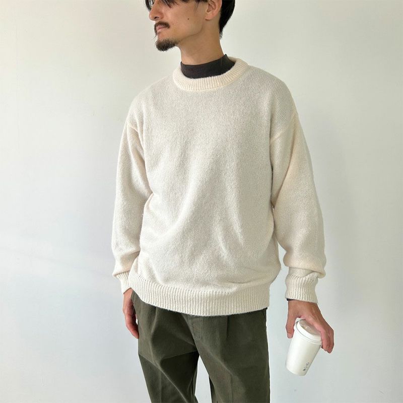GOOD CREW モヘアクルーニット メンズ商品画像-2