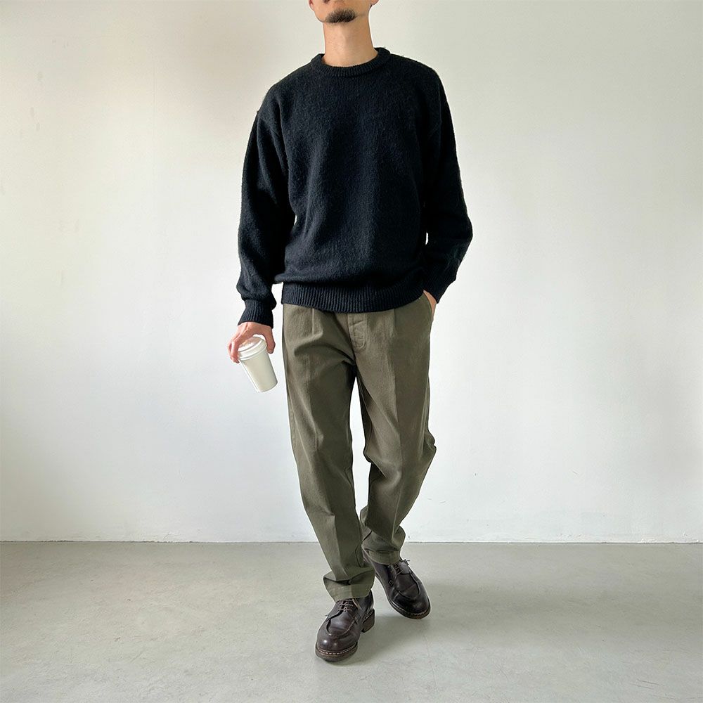GOOD CREW モヘアクルーニット メンズ