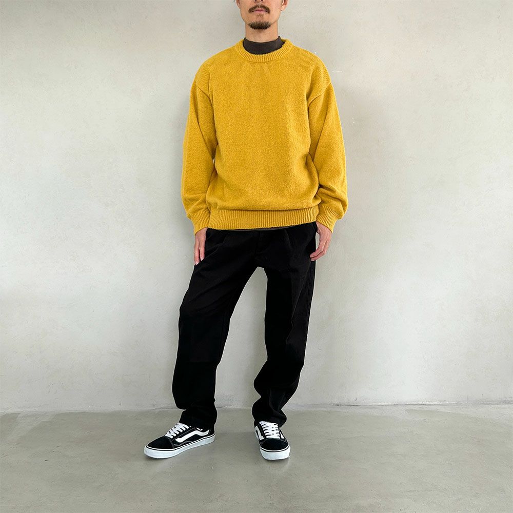 GOOD CREW モヘアクルーニット メンズ