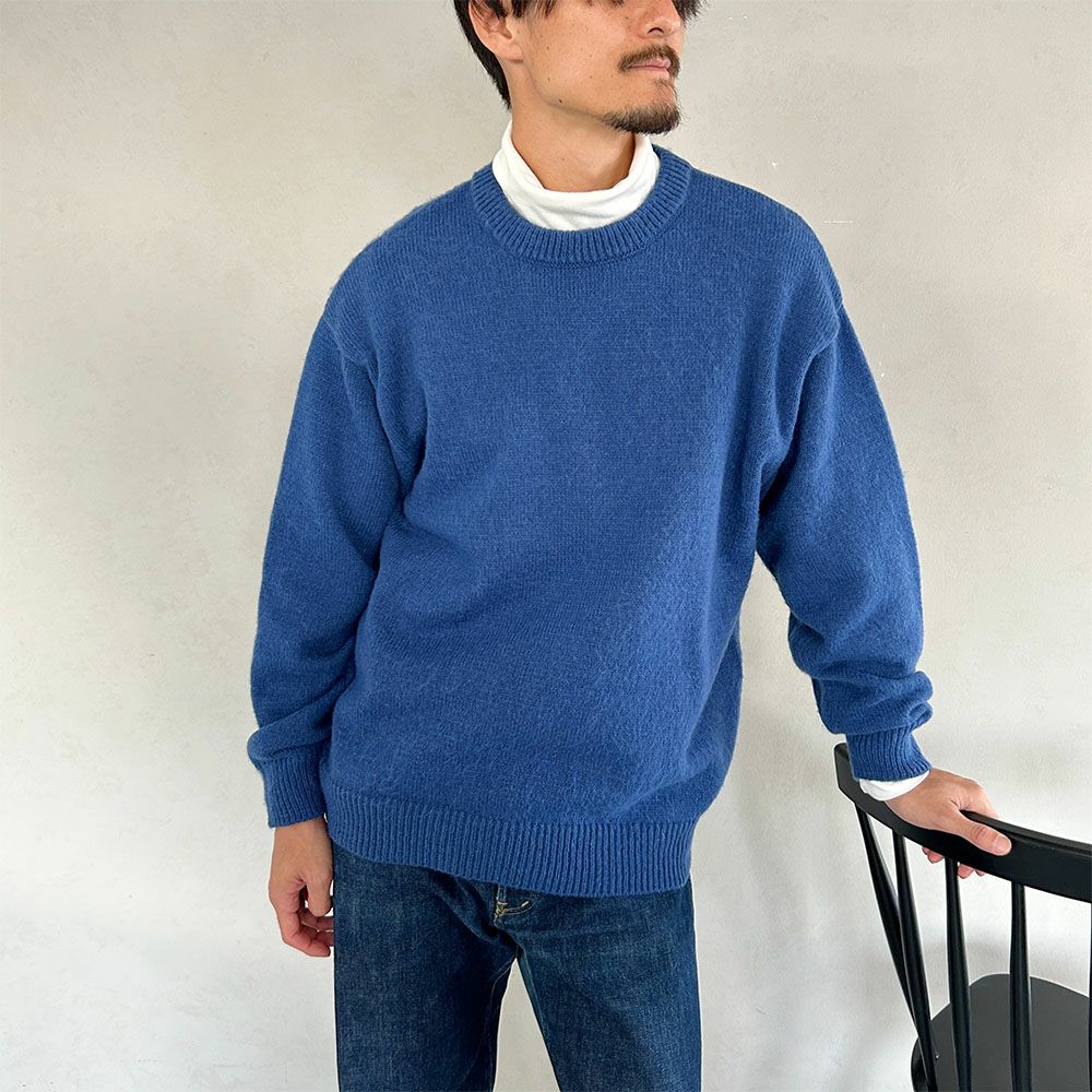 GOOD CREW モヘアクルーニット メンズ