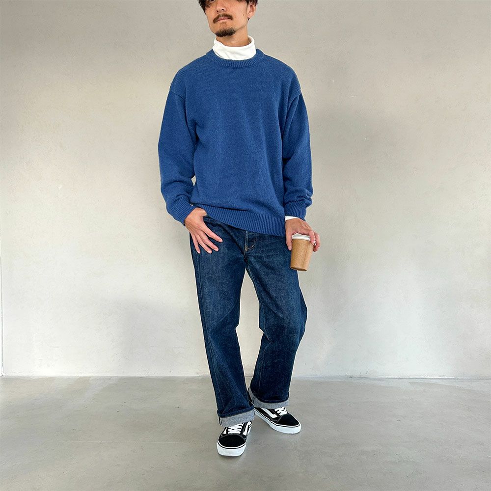 GOOD CREW モヘアクルーニット メンズ