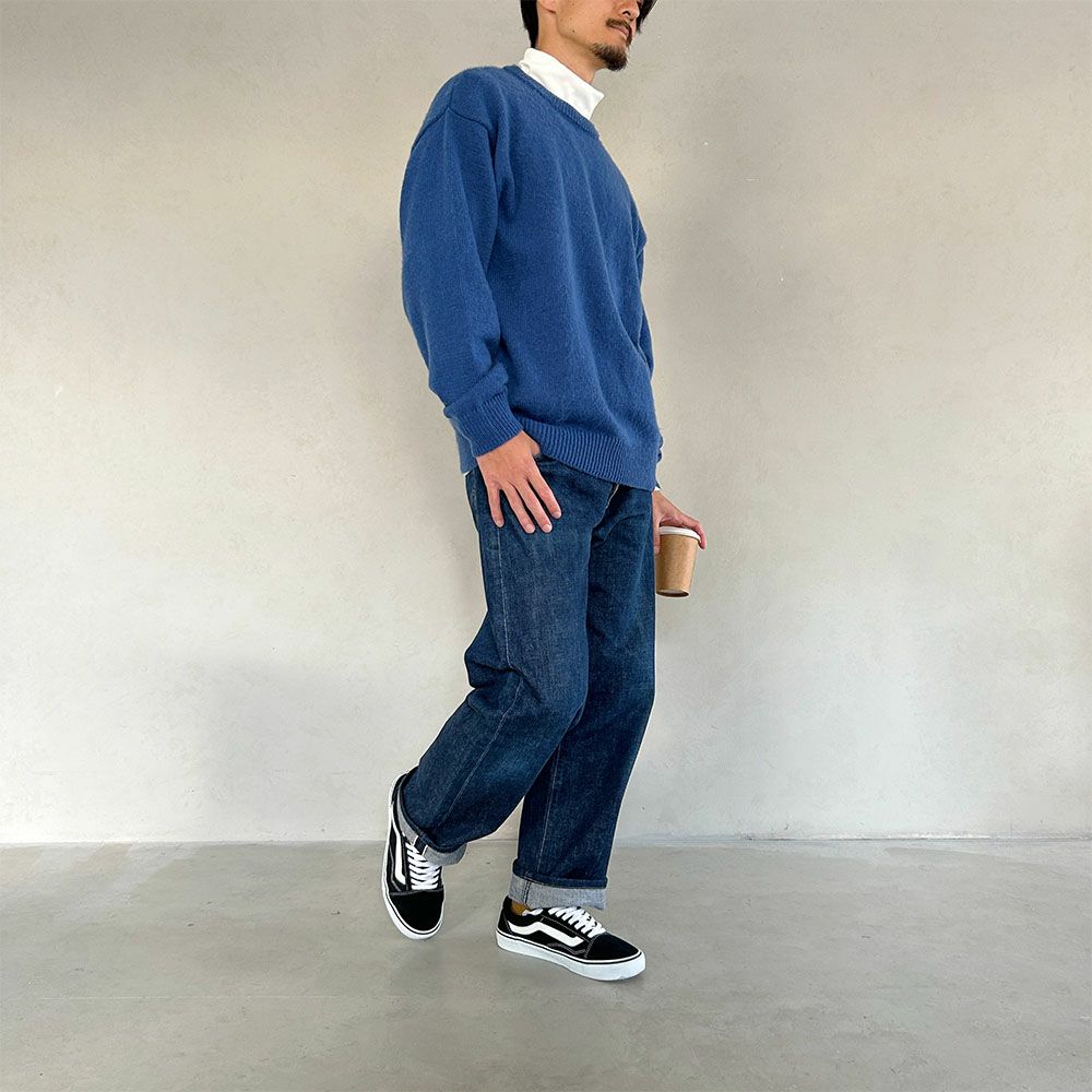 GOOD CREW モヘアクルーニット メンズ