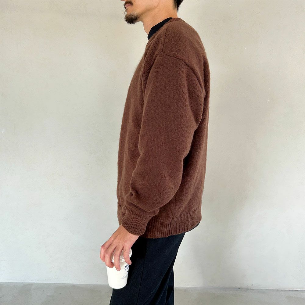 GOOD CREW モヘアクルーニット メンズ