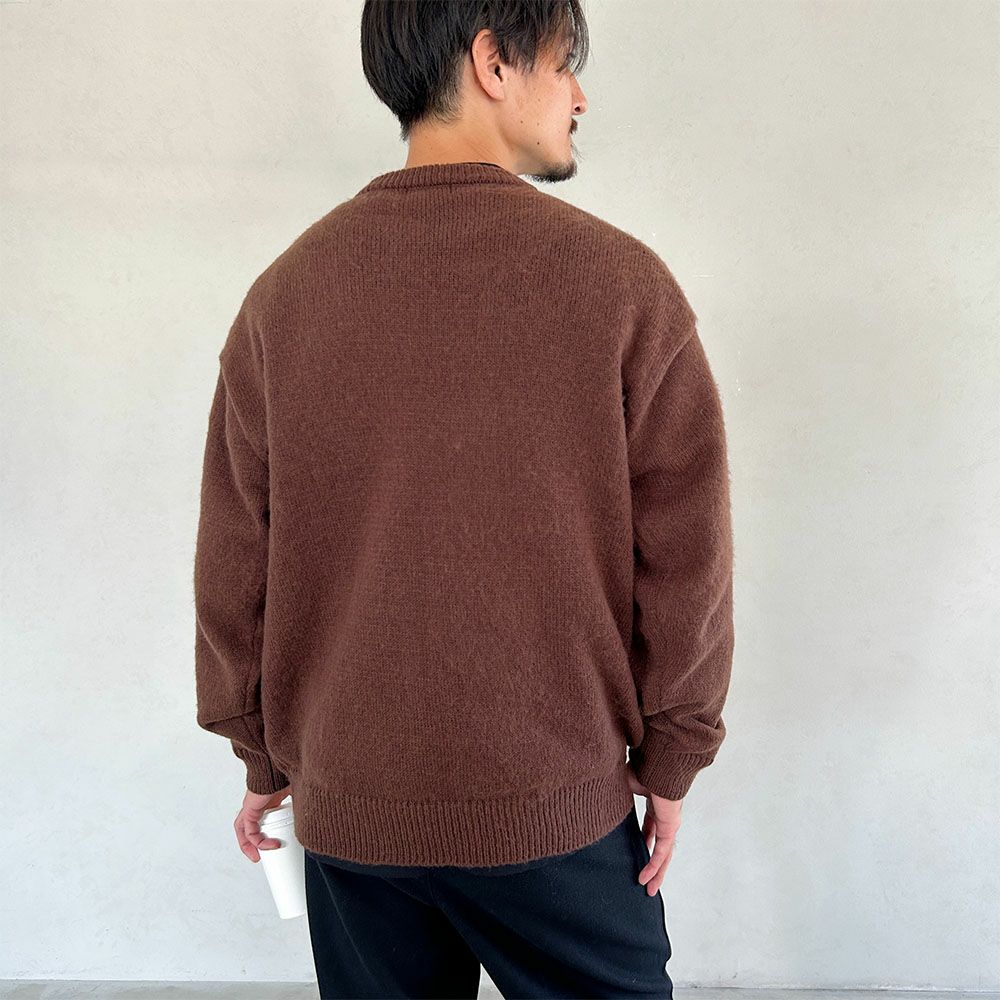 GOOD CREW モヘアクルーニット メンズ