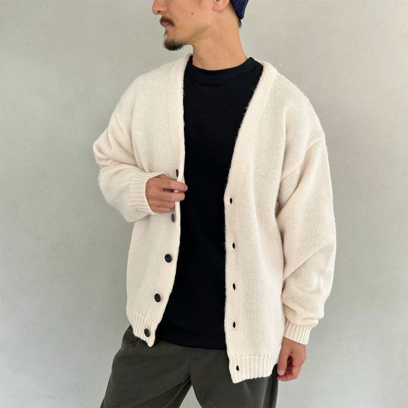 GOOD CREW モヘアVネックカーディガン メンズ商品画像-2