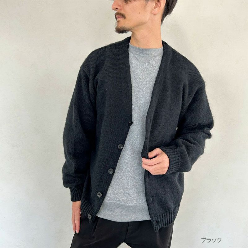 GOOD CREW モヘアVネックカーディガン メンズ商品画像-6